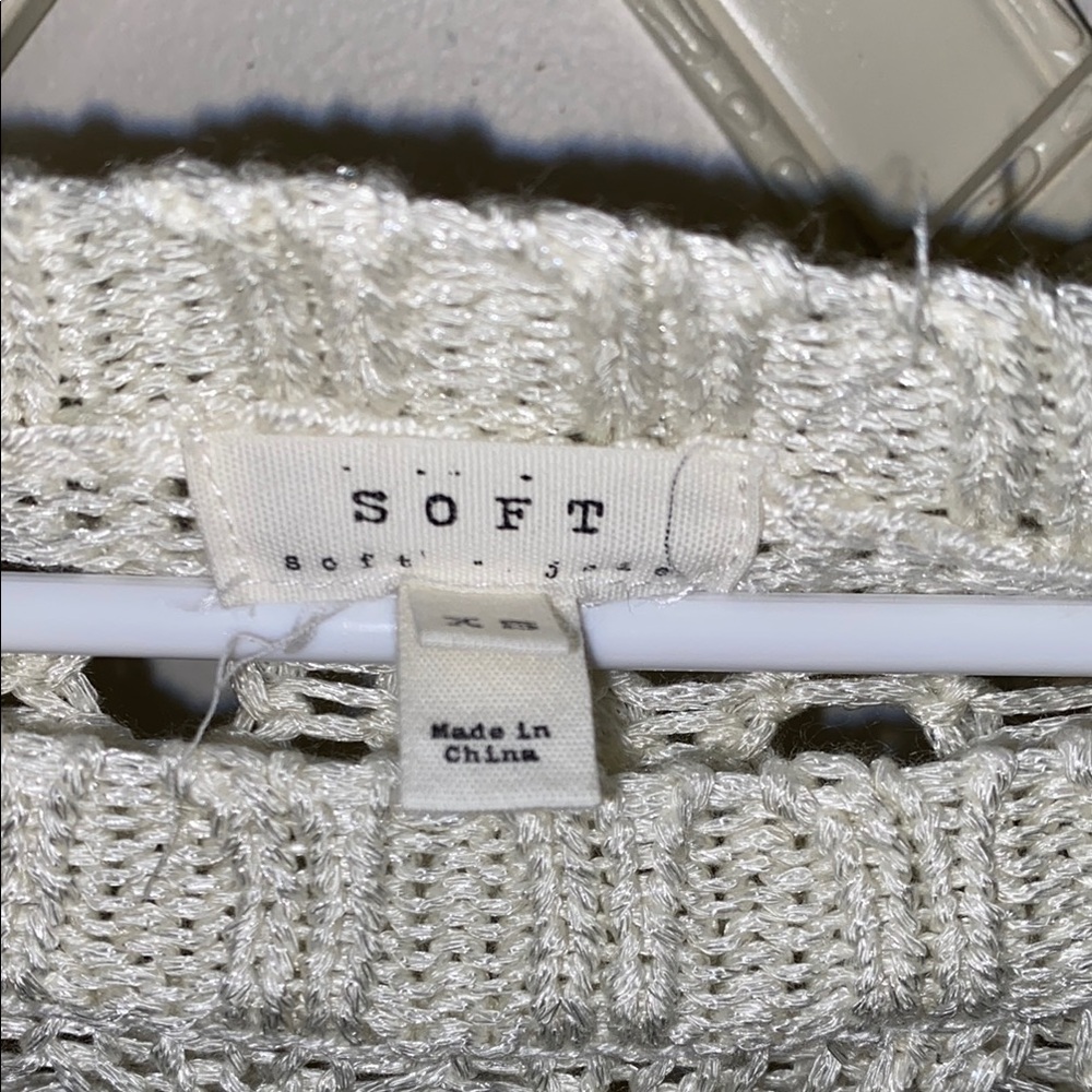 Soft Joie Crochet Summer Sweater - Picture 4 of 8